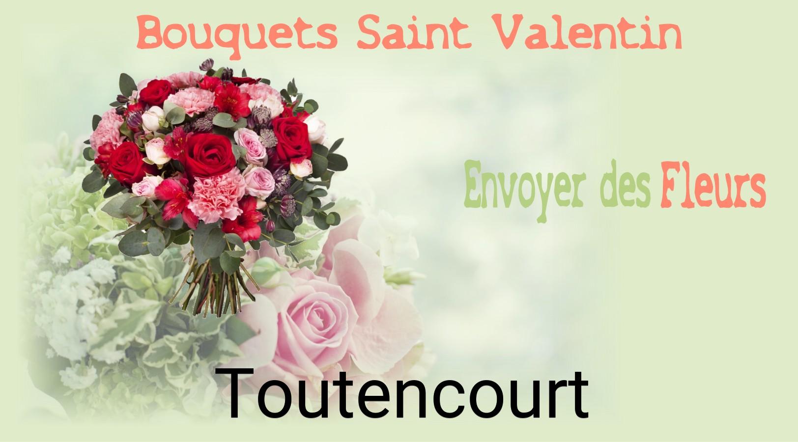 Roses de Saint-Valentin livrées à Toutencourt